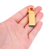 1pc USB Flash Drive Portable Mini High Speed USB 3.0 Flash Drive 2TB U Disk Premium Gold Silver Color Storage Memory Stick