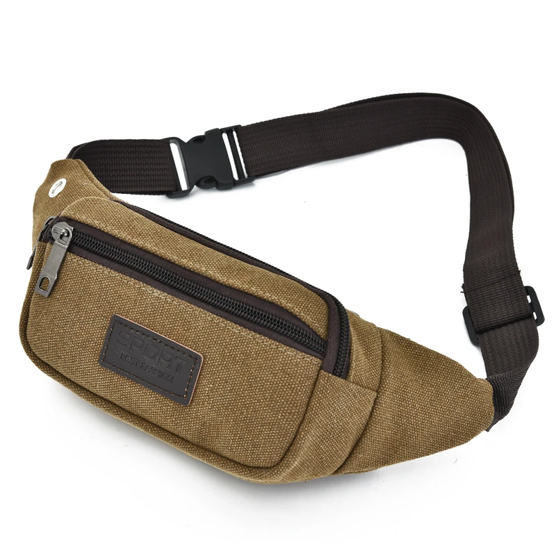 Men's and women's adjustable waist bags with zipper closure, suitable for daily necessities and holiday outings, mini wallets