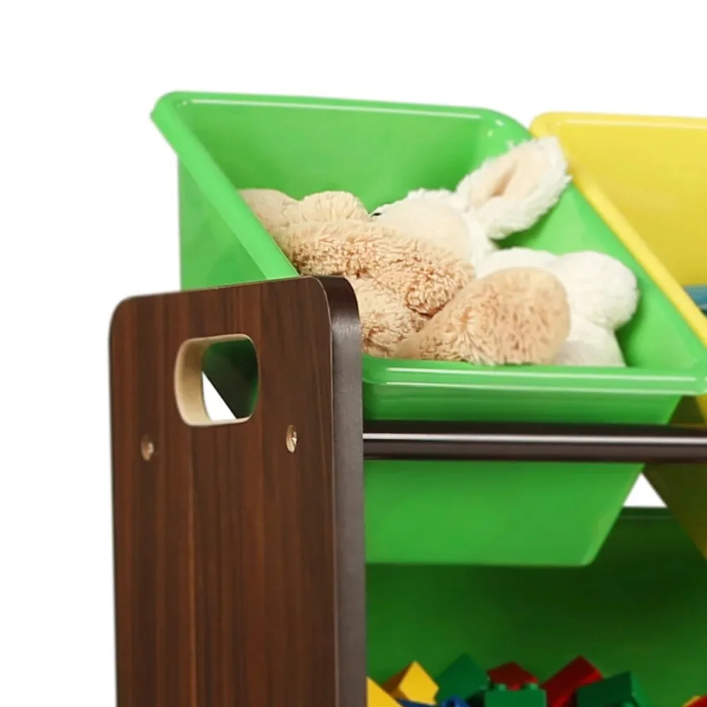 Multi colored sale toy storage bins