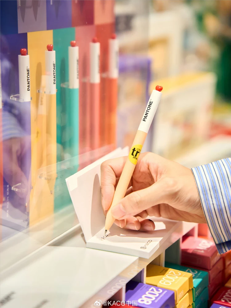 KACO FIRST Heart Sign Pen Set Rotary Out 0.5mm Gel Pens, Stable