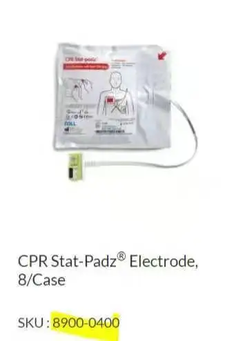 

Zoll 8900-0402 Adult CPR-Stat-PadzElectrode Pad Set New,Original