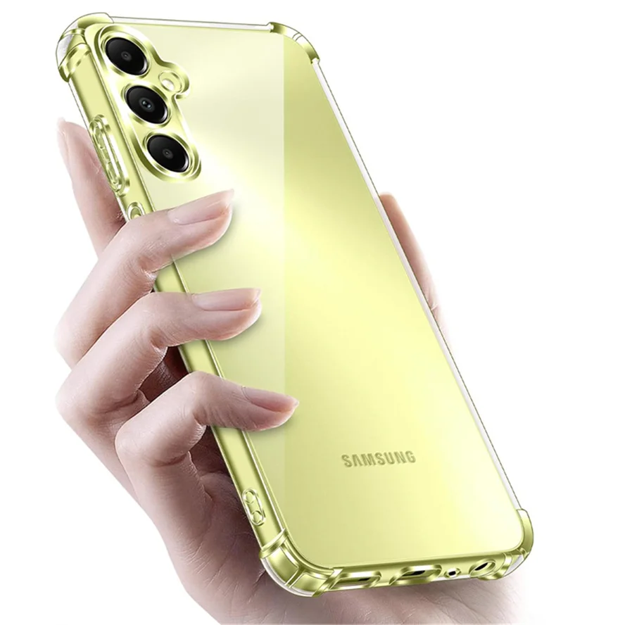 3-in-1,Glass+Case for A05 A05s A15 A25 A35 A55 A16 A26 A36 A56 Shockproof Silicone Phone Cases Samsung Galaxy A25 5G Cover 6