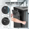 12U Wall Mount Network Cabinet, 15.5'' Deep Server Rack Cabinet Enclosure, 200 lbs Max. Ground-Mounted Load Capacity, with Locki 5