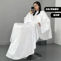 Professional Barber Wrap with Sleeve Hairdressing Aprons Hair Salon Haircutting Cape Waterproof Hairdresser Barber Apron 2