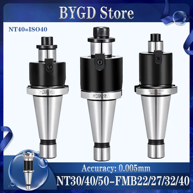 Tool Holder NT30 NT40 NT50 FMB16 FMB22 FMB27 FMB32 FMB40 Tool Holder Matched with 300R 400R EMR MFWN Face Milling Disc NT FMB bracket tool tool holder face milling tool set