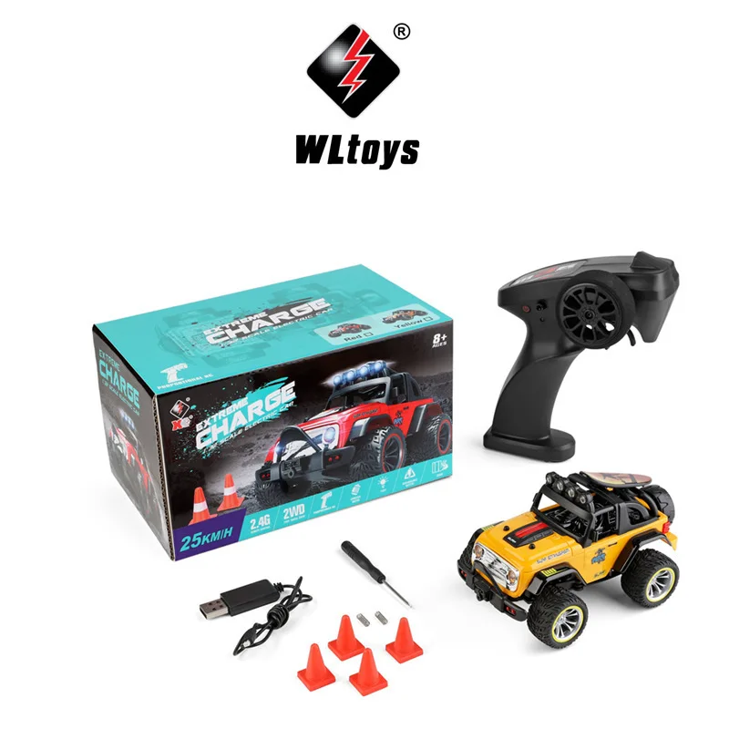 WLtoys 322221 remote control car 1:32electric two wheel drive off-road vehicle remote control with lights racing model boy gift 6