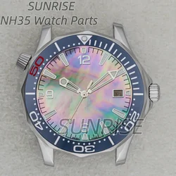 41mm Waterproof Watch Case with Stainless Steel Band & Transparent Back (Choice1 (3))