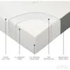 Portable Foldable Mattress Queen with Memory Foam & Washable Cover, Tri-Folding Floor Bed, Camping, Fold Up Guest Bed 3