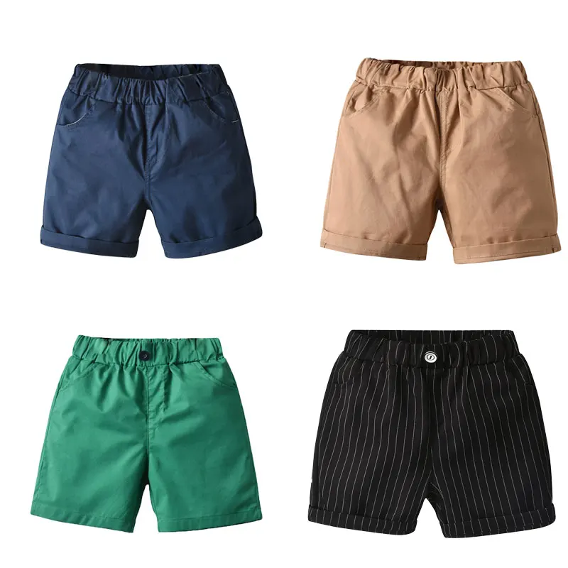 Boys Shorts Summer Pants for Kids 1-8years Children Trousers Solid Color Toddler Clothes Girls Suit Pants School Clothing kids shorts kids trousers
