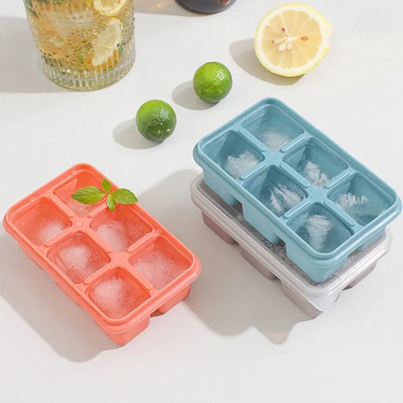 Ice Cube Mold Maker Tray Household Ice Storage Ice-making Box with Lid Ice  Cream Party Whiskey Cocktail Cold Drink Ice Mold - AliExpress