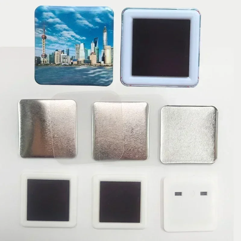 Square Refrigerator Badge Machine 50x50mm for Children badge maker magnet maker button maker machine