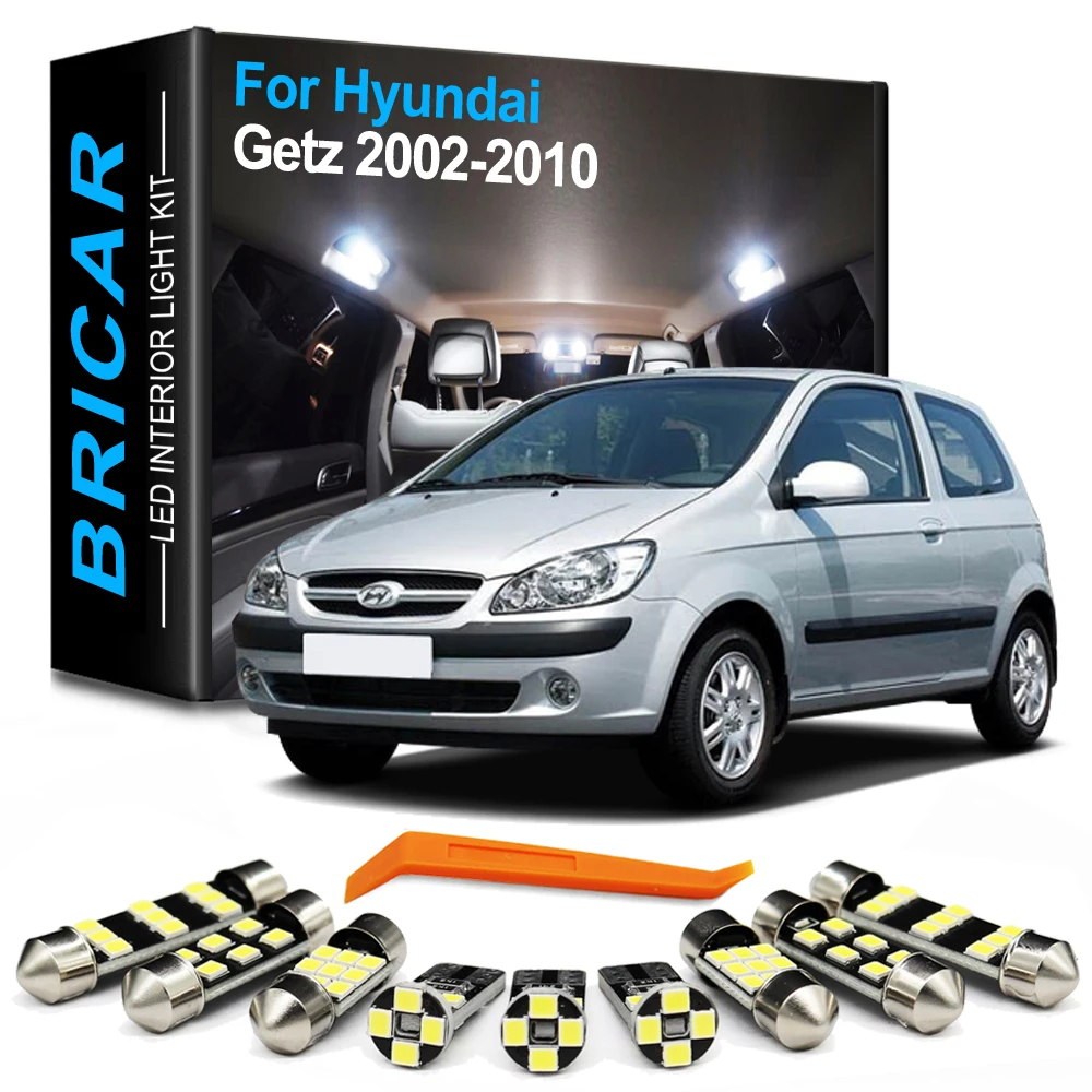 

Brlcar 10 шт. Canbus Автомобильная внутренняя лампа для Hyundai Getz 2002 2003 2004 2005 2006 2007 2008