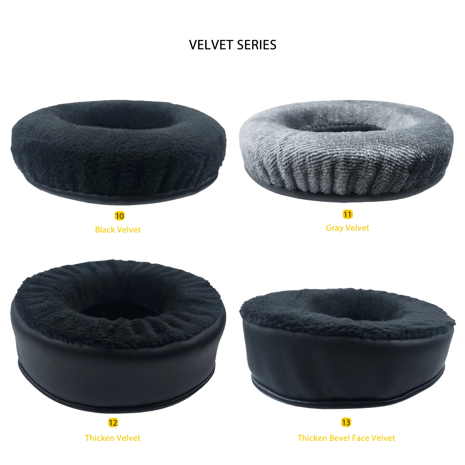 Corsair Vengeance 용 Realhigh 교체 용 이어 패드 1300 1400 1500 헤드폰 Thicken Memory Foam Cushions