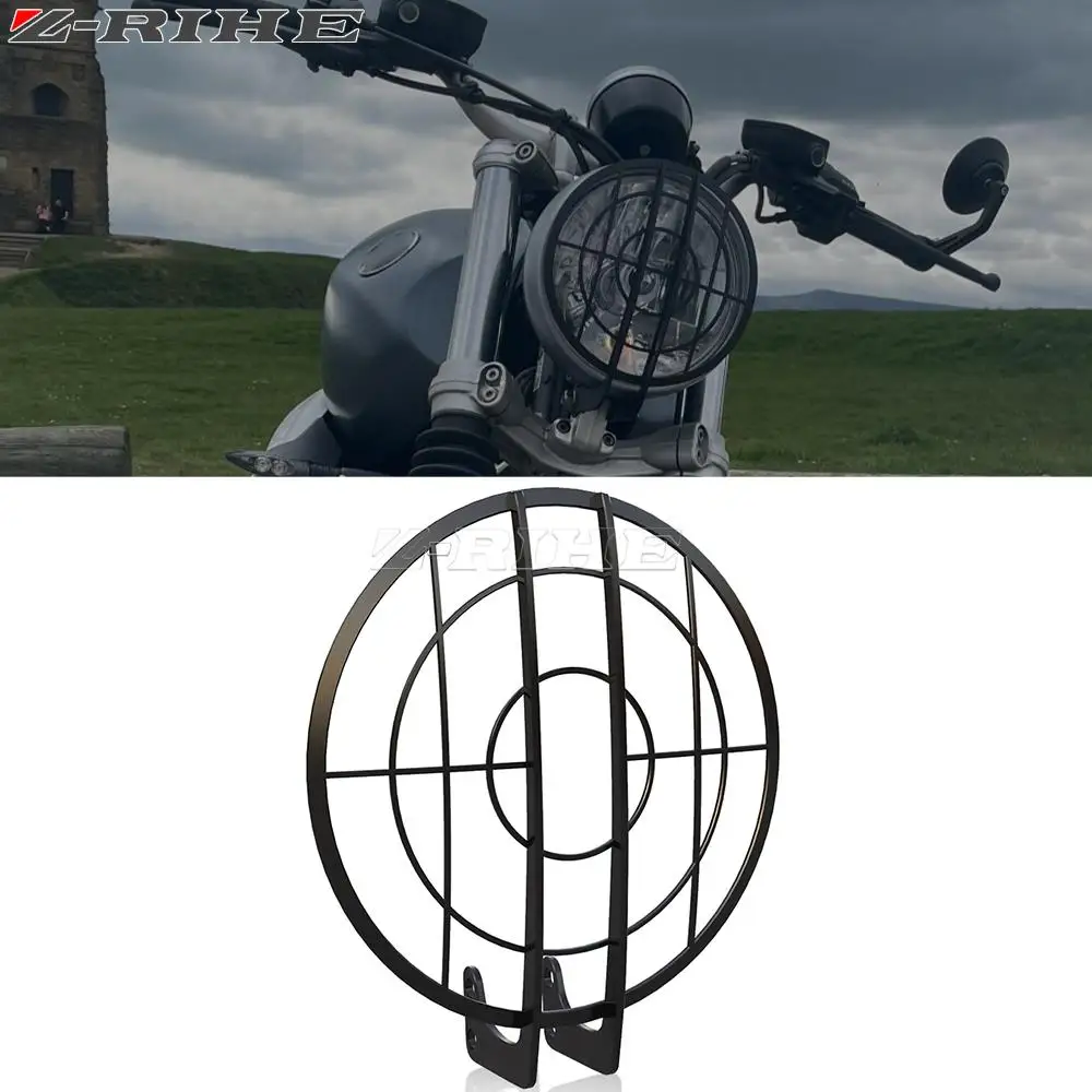 

For BMW R NINE T RnineT 2014-2020 2021 2022 2023 rnine-T 2019 2018 2017 Motorcycle Headlight Grille Guard Protector Grill Cover