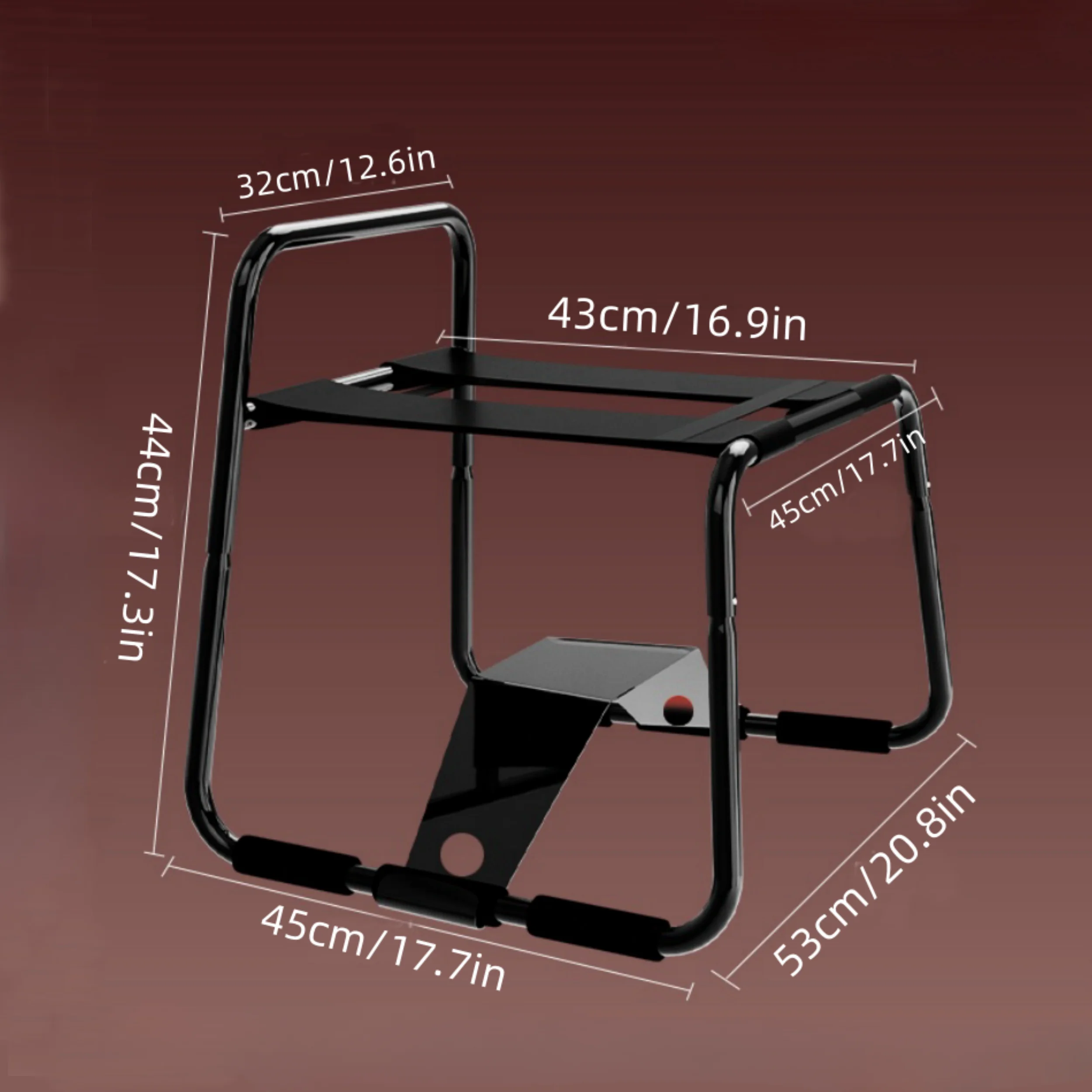 Multifunction Sex Position Enhancer Chair Novelty Toy with Handrail for Couples