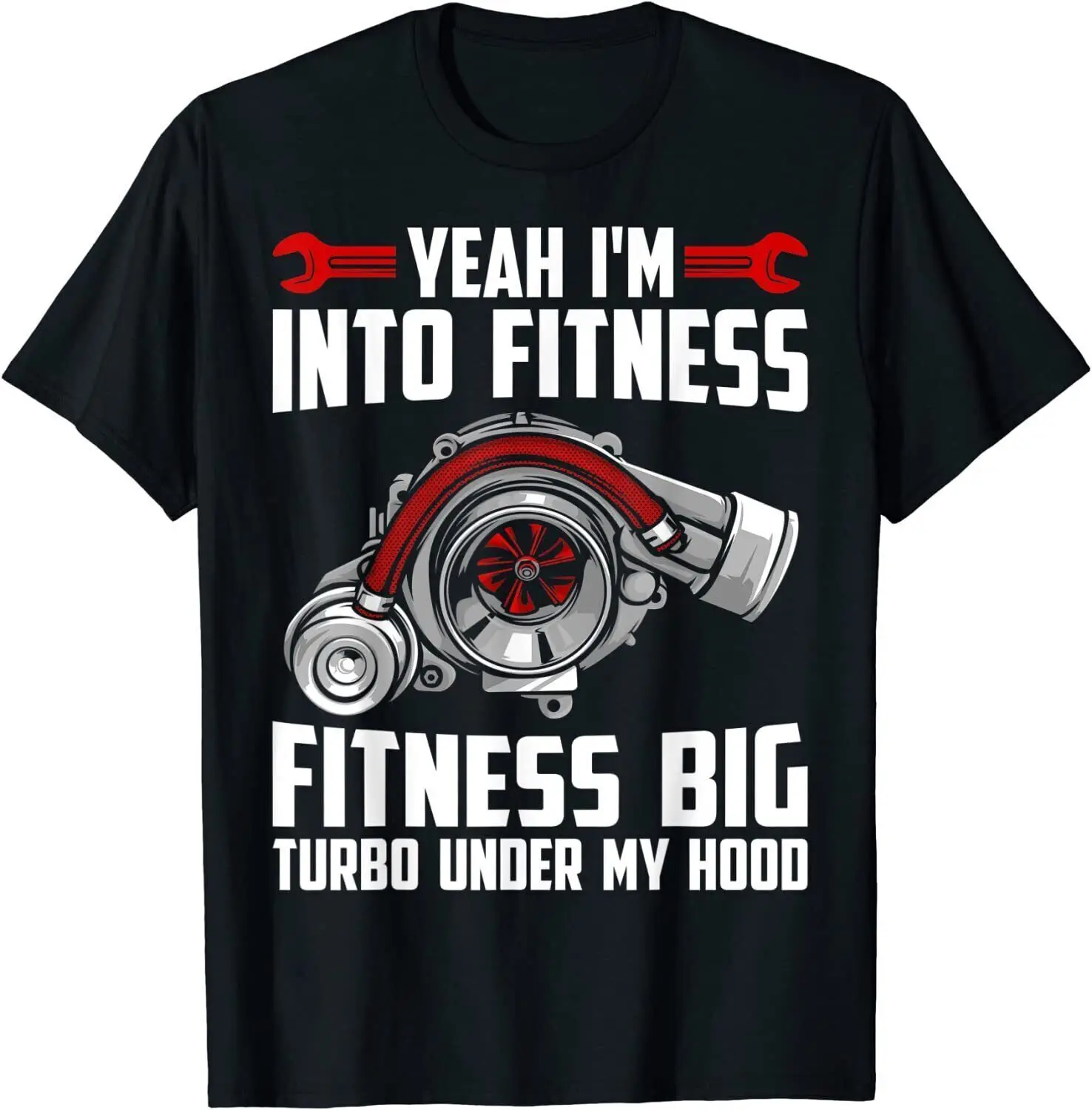 Divertente Big Turbo Fitness Car Appassionato Racing Drifting Boost T-Shirt M-3Xl