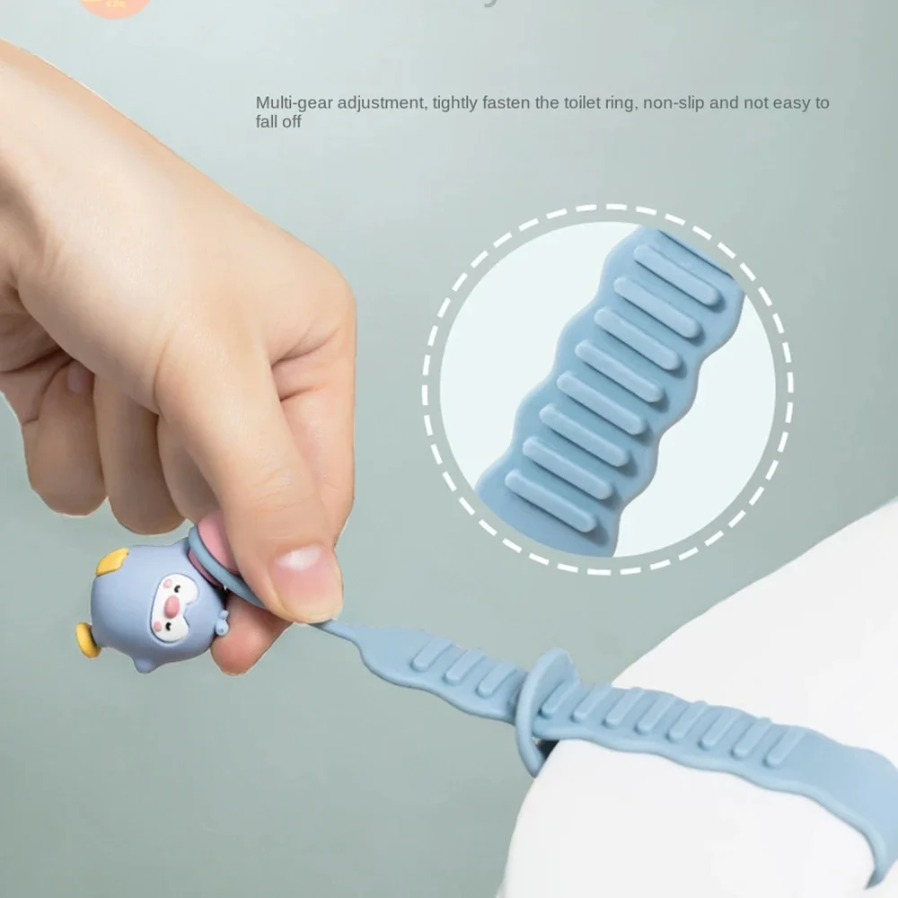 1/2PCS Cartoon Toilet Lid Lifter Animal Shape Toilet Cover Bracelet Sanitary Avoid Touching Toilet Handle Bathroom Accessories