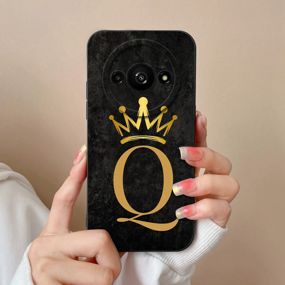 Cute A to Z Letters Protective Back Cover Case