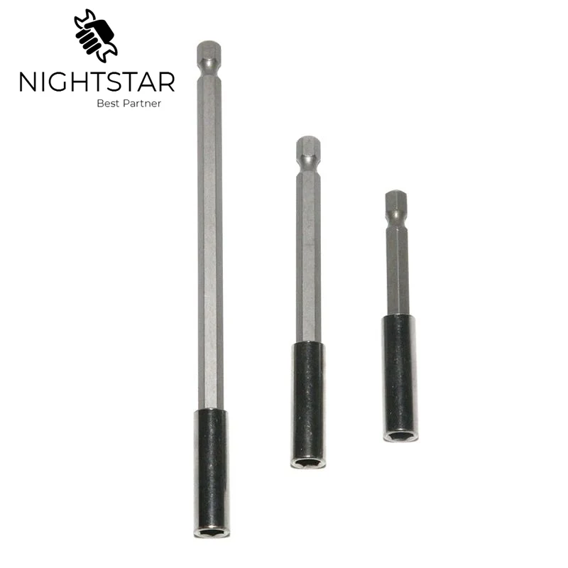 Schraubendreher-Bits Halterung – 3 Stück, 60/100/150 Mm, Magnetisch, 6,35 Mm Sechskantschaft – Für Bohrschrauber & Akkuschrauber