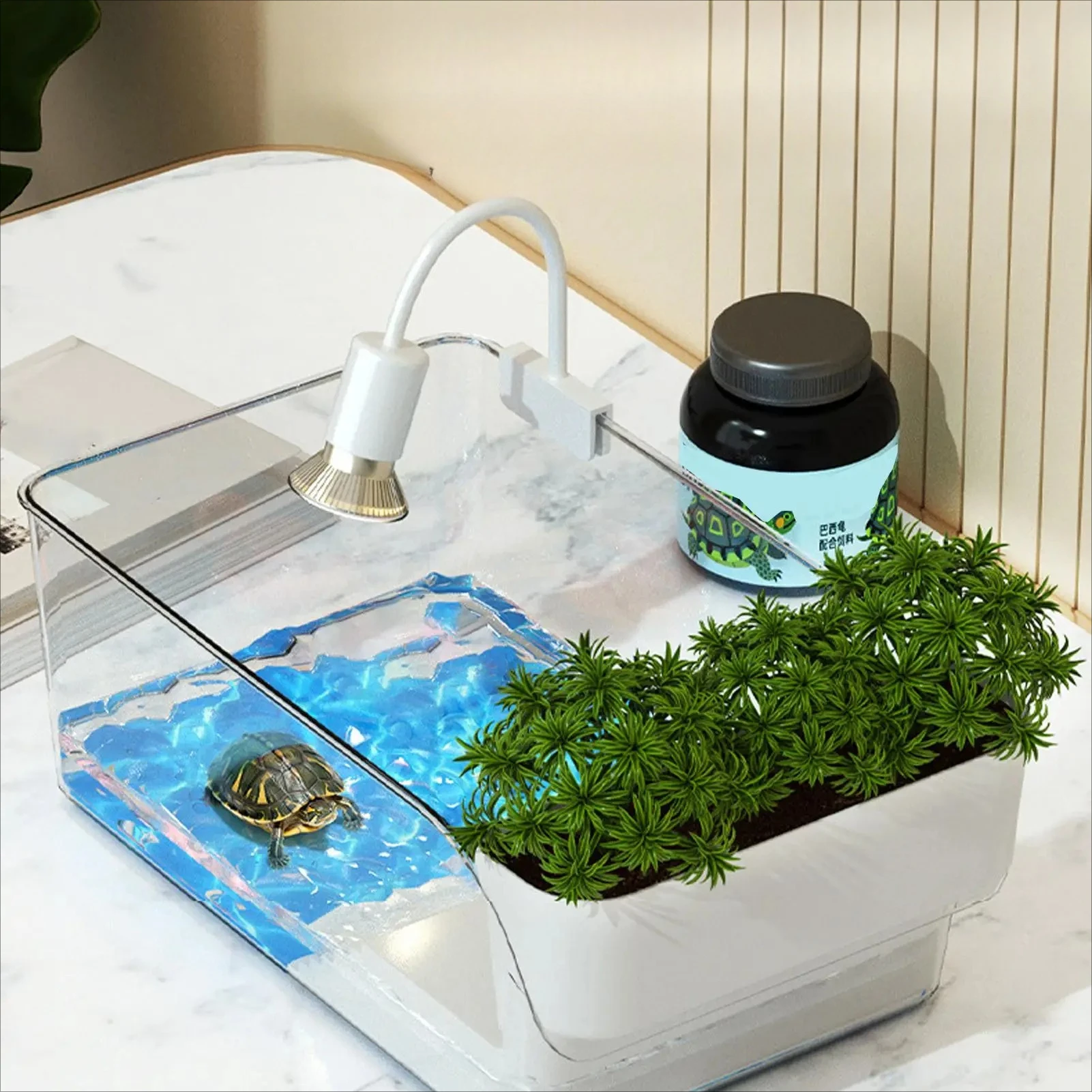 Turtle Tank with Basking 2