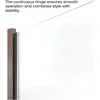 Infinity 27- 28 in Width, Semi-Frameless Clear Glass, Brushed Nickel Finish 4