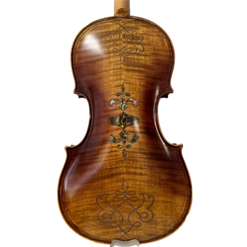 Strad style Song Maestro 4/4 violin Inlay nice shell back ,mellow and elegant sound #14315
