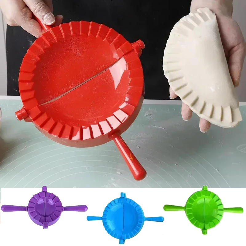 Plastic Dumplings Maker Mold Hand Dough Press Dumpling Clip DIY Ravioli Pie Mould Maker Kitchen Pastry Tools Cooking Accessories