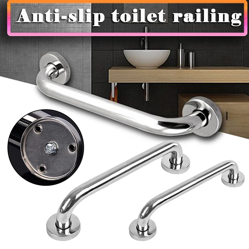 Bathroom Handrail Shower Handle Grab Bars Towel Grab Bar Stainless Steel Bathroom Safety Shower Toilet Grip Handle Handrail Grab Bar Rail Holder Wall Mounting Towel Rail