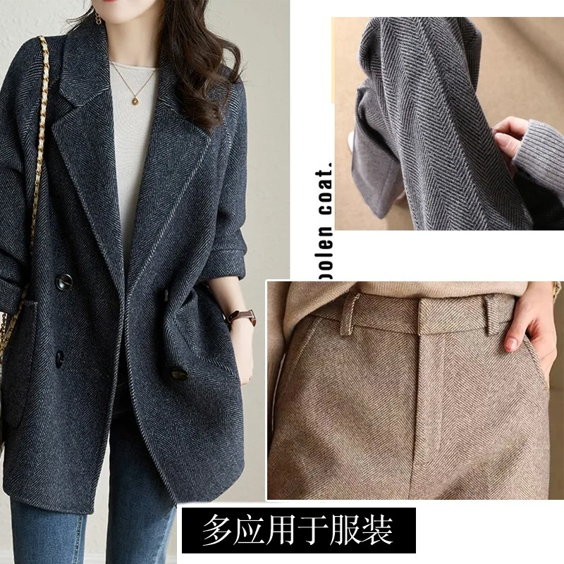 Herringbone Woolen Fabric 5