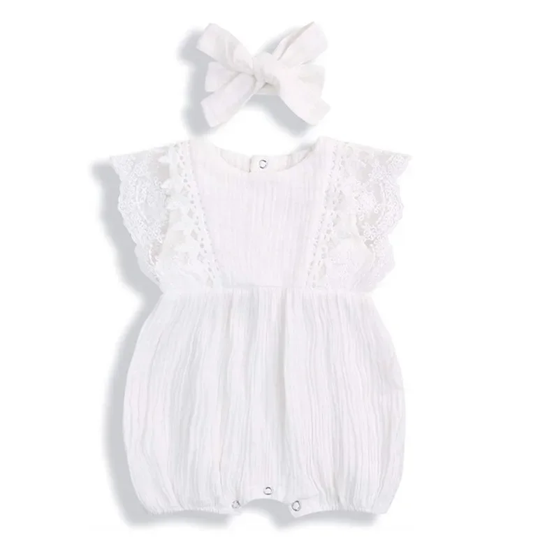 Three-Point Clothes for One-Hundred-Day Baby Girls Cotton Yarn A- Class Photography Outfits Princess Style Summer Clothing