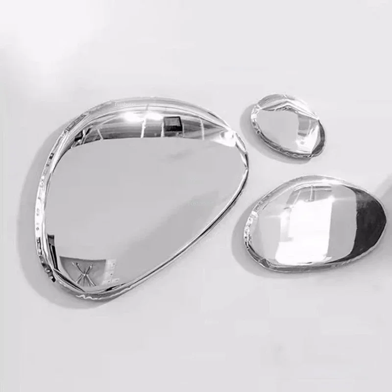 스테인리스 스틸 거울 걸이식 장식, 홈 장식, 럭셔리 크리에이티브 거실 배경 벽 판매, 사무실 장식품