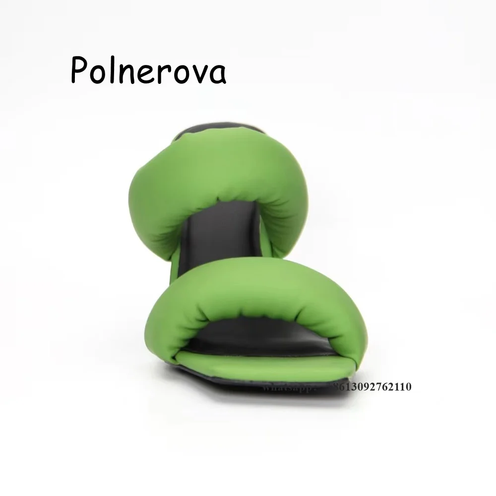 Solid Women's Slippers Square Toe Spring Strange Style One Word Belt Open Toe Sexy Slingback Summer Casual New Arrivals 2023