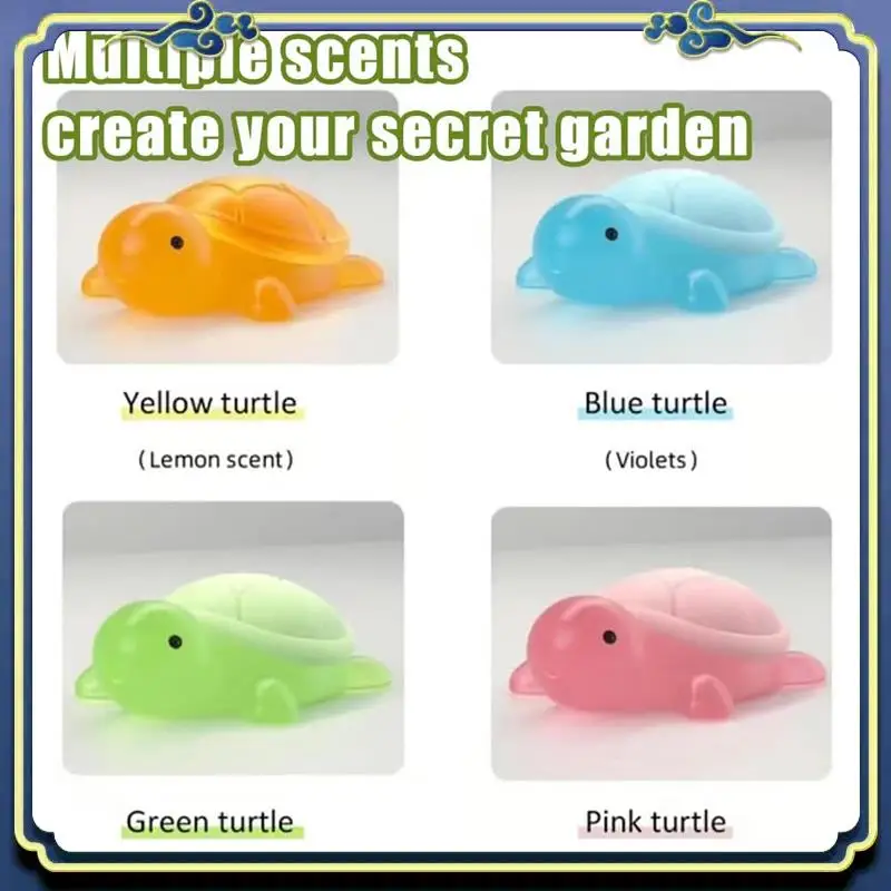 Little Turtle Handmade Essential Oil Soap 4 Pieces Ofcute Little Turtle Moisturizing Soap Children's Cleansing Bath