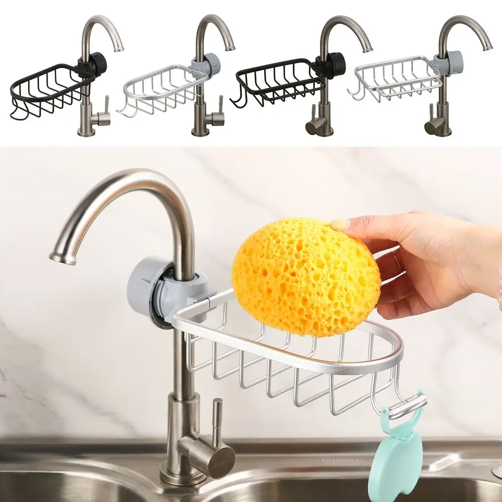 

Полки для смесителя с губкой, полки для смесителя в ванную комнату, кухонная подвесная полка для хранения, полка для душа, полый корзина, полка для хранения смесителя