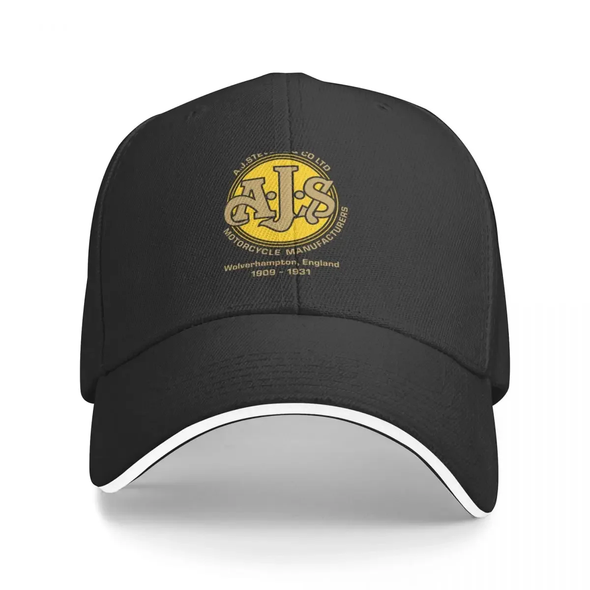 

Vintage AJS Motorcycle design Baseball Cap |-F-| Beach Bag Women's Golf Clothing Men's