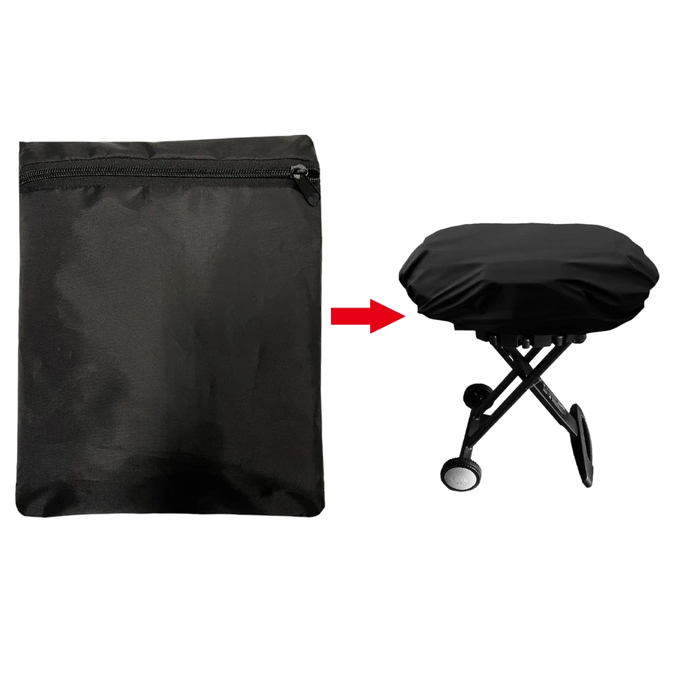 Barbecue Cover Round BBQ Cover Waterproof 210D Oxford Dust-proof Anti-UV Grill Heavy Duty Outdoor Garden Barbecue bbq cover