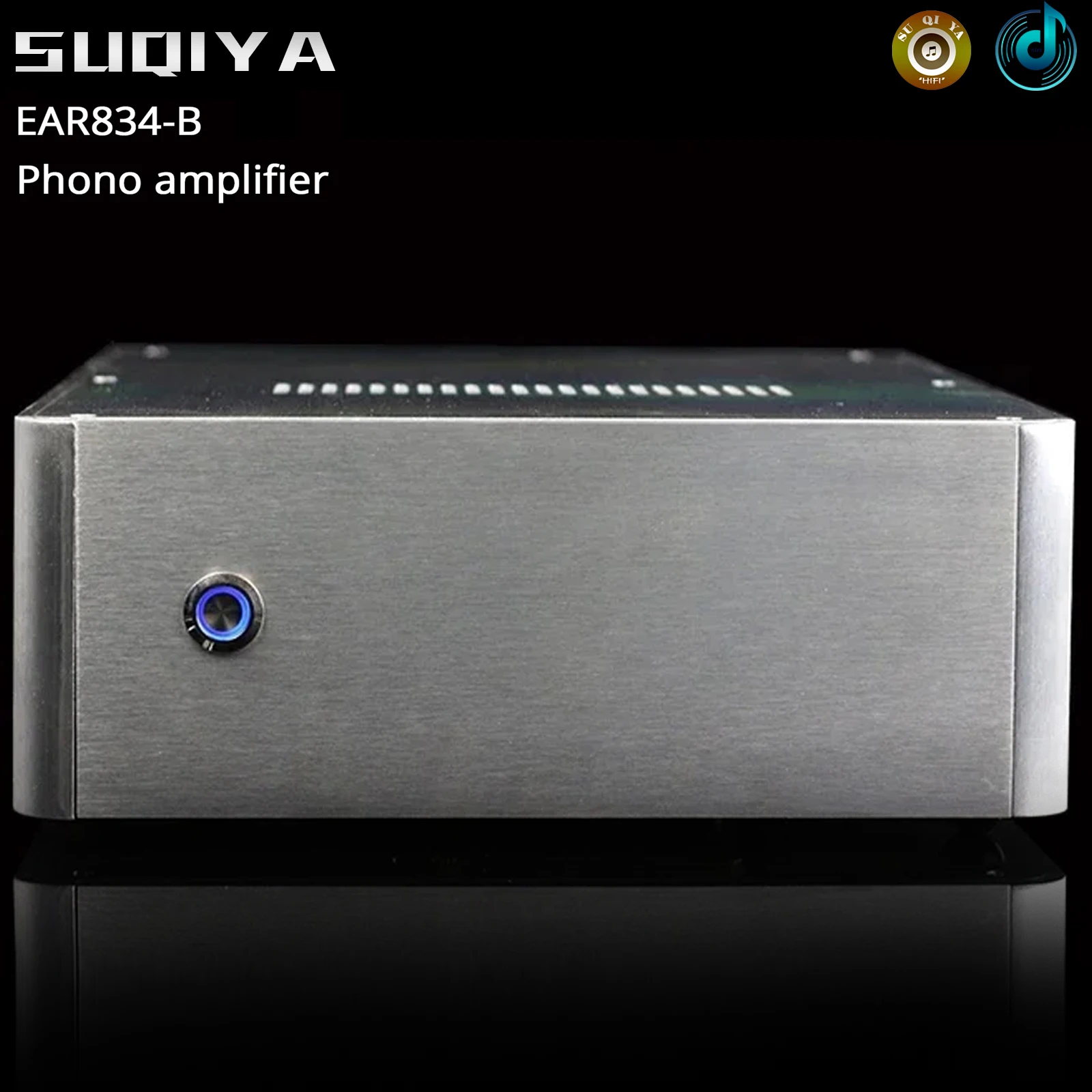 

SUQIYA-EAR834-B Hi-Fi RIAA MM (Moving Magnet) Phono Amplifier 12AX7 Tube Stereo Amplifier