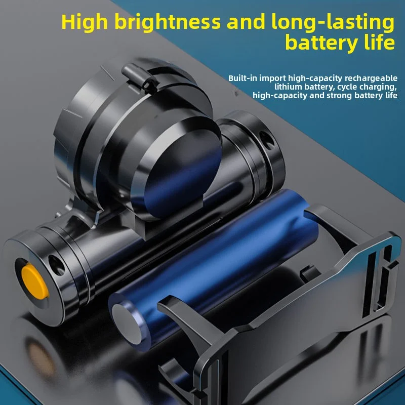 Super Bright LED Headlamp USB Rechargeable Waterproof Head Light for Outdoor Camping Fishing Hiking Running Cycling