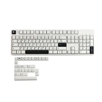 Mechanical Keyboard Minimalist Keycap Black White Japanese Cherry Profile For GH60 GK61X GK64X GK68 96 980 104 108 - Image 6