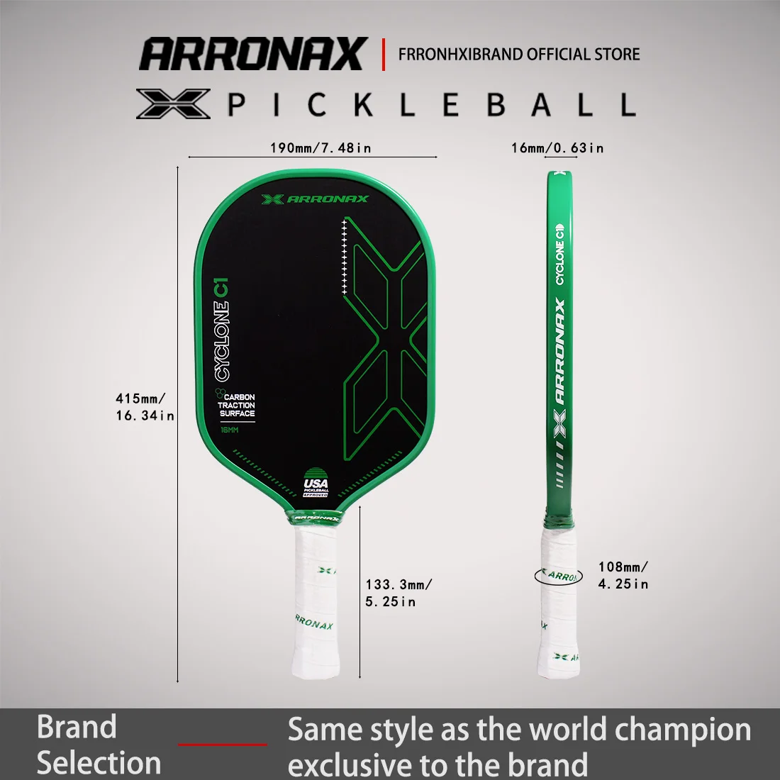 탄소 마찰 표면 열성형 피클볼 패들, 허니콤 PP 코어, 전문 초보자 교육용, ..
