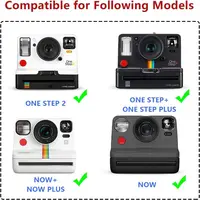 Universal Instant Camera Storage Bag EVA Shockproof Film Camera Carrying Case Cloth Texture for Polaroid GO/One Step 2/NOW+ 4