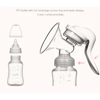 Manual breast pump, dual-purpose for both bottle and breast milk storage cup, preferred for breastfeeding mothers 2