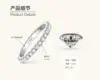 GRA Certified Moissanite Ring for Women Real 925 Sterling Silver Wedding Rings Engagement Eternity Bands Jewelry Gifts 2