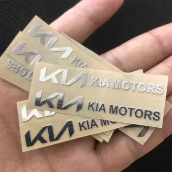 Adesivi creativi in metallo per auto Adesivo per auto impermeabile a prova di sporco per KIA sportage ceed sorento cerato optima picanto rio soul k3 k5