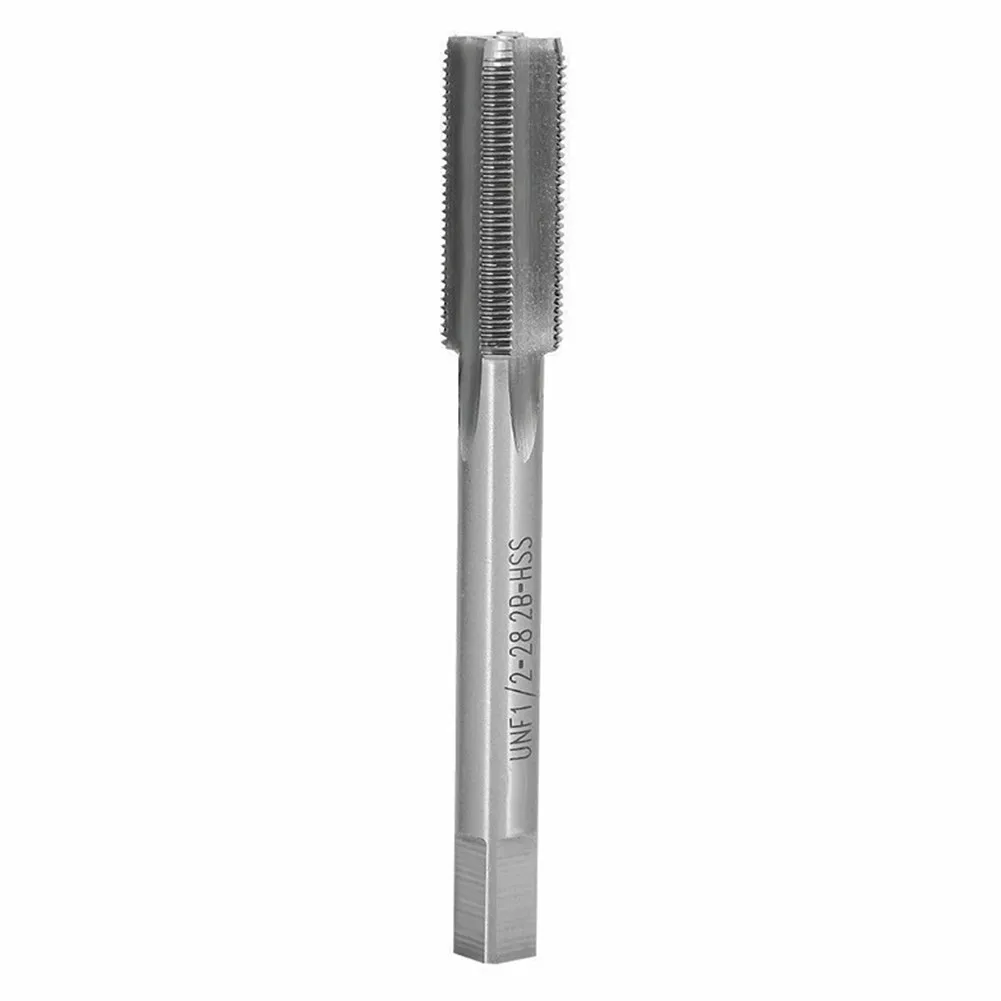

1/2-28 Tap 4 FL Plug UNEF HSS Hand Tap 1/2"Right Hand Thread Titanium Nitride Coated Tap For Molding Machine External Thread