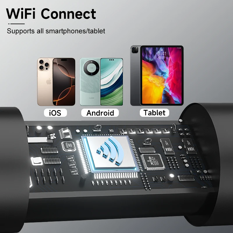 Ear Camera WIFI Visual Ear Sticks HD1080P 4.2MM Mini Otoscope Camera Ear pick Cleaner Wireless Endoscope Health Care Wax Cleaning
