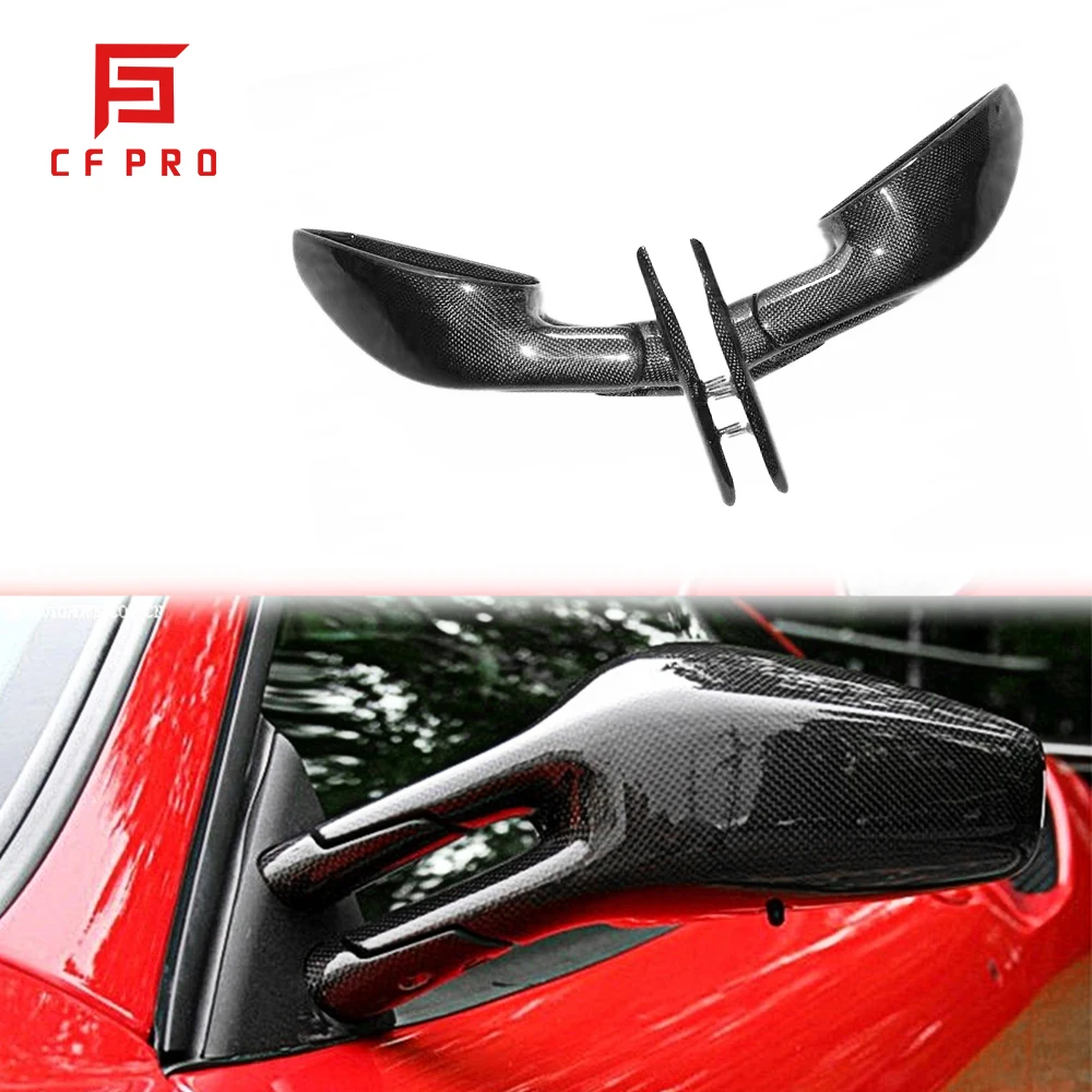 Craft Square carbon fiber style rear view mirrors Cf mirror fits