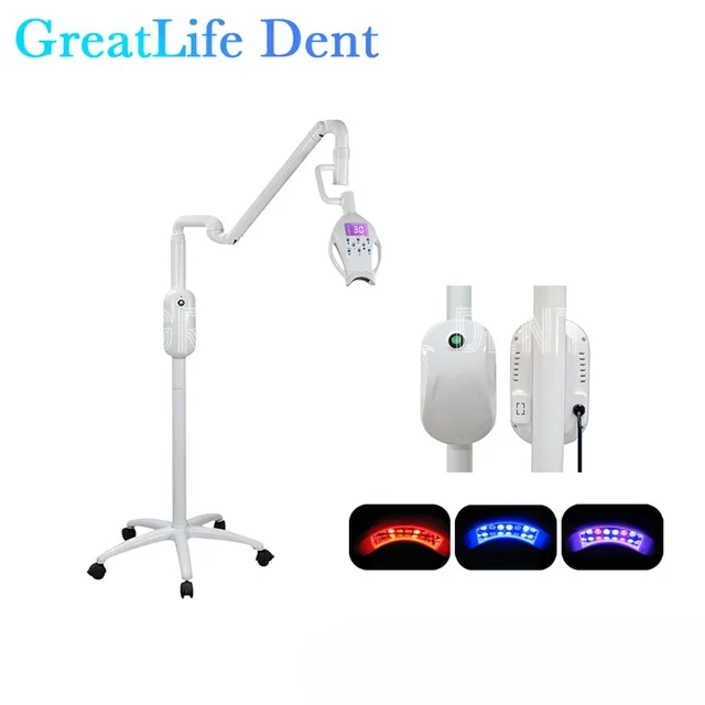 GreatLife Dent Dental Tooth Whitening Machine For Professional Teeth 40W 8LED Bleaching Accelerator Device Whitening Products