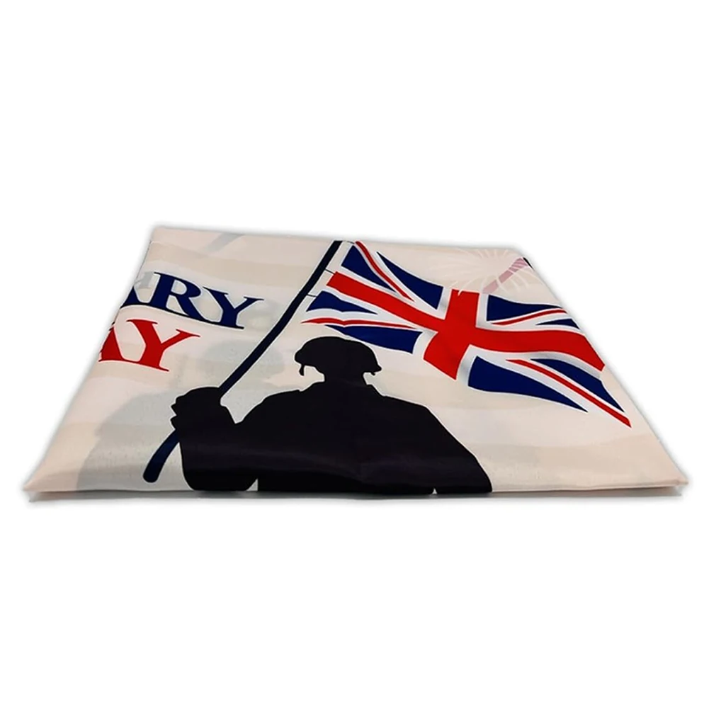 VJ Day 80th Anniversary 3 X 5ft Flag Banner Waterproof Decorations Flag Colored Commemorative Flag for Yard Patio Garden Decor