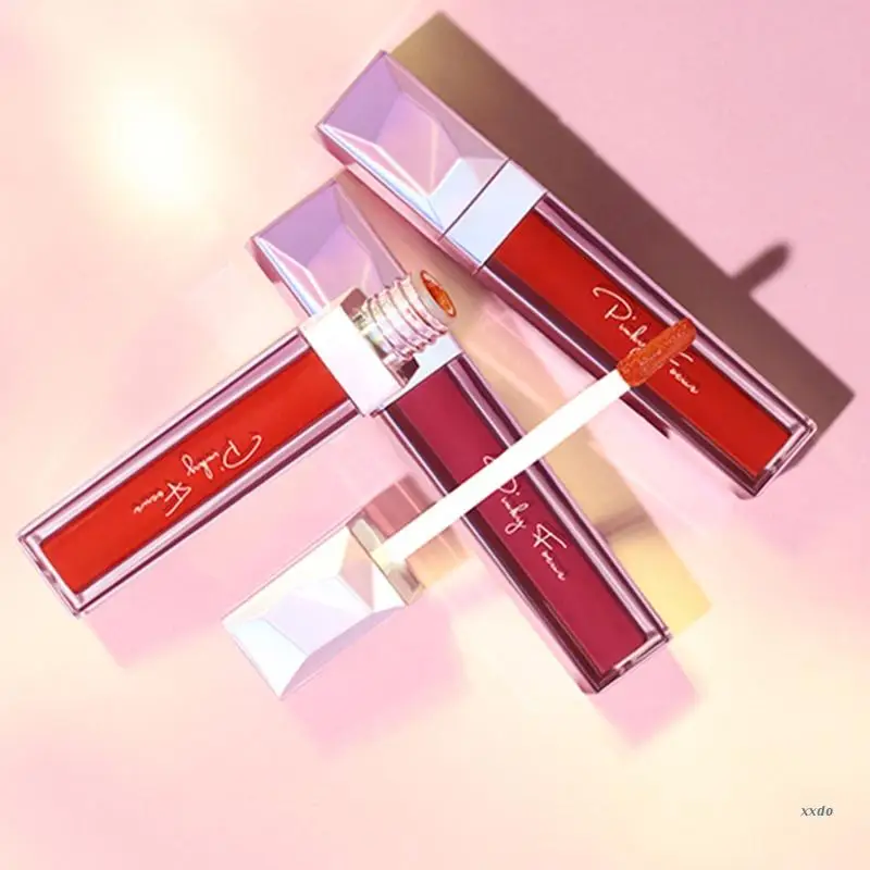 

Waterproof Matte Velvet Glossy Lip Gloss Lip Balm Sexy Lipstick Long Lasting Liquid Lipstick Women Fashion Makeup Gift